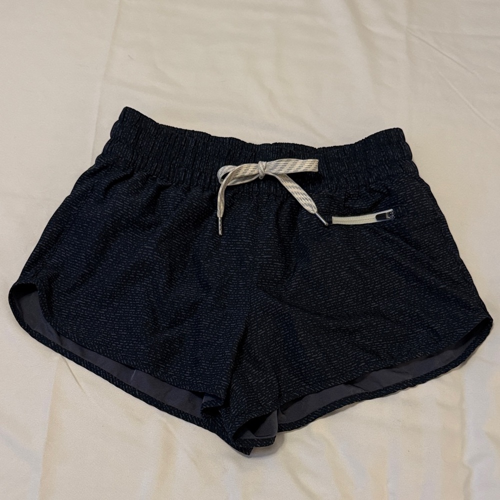 Vuori Women's Dark Blue Athletic Shorts